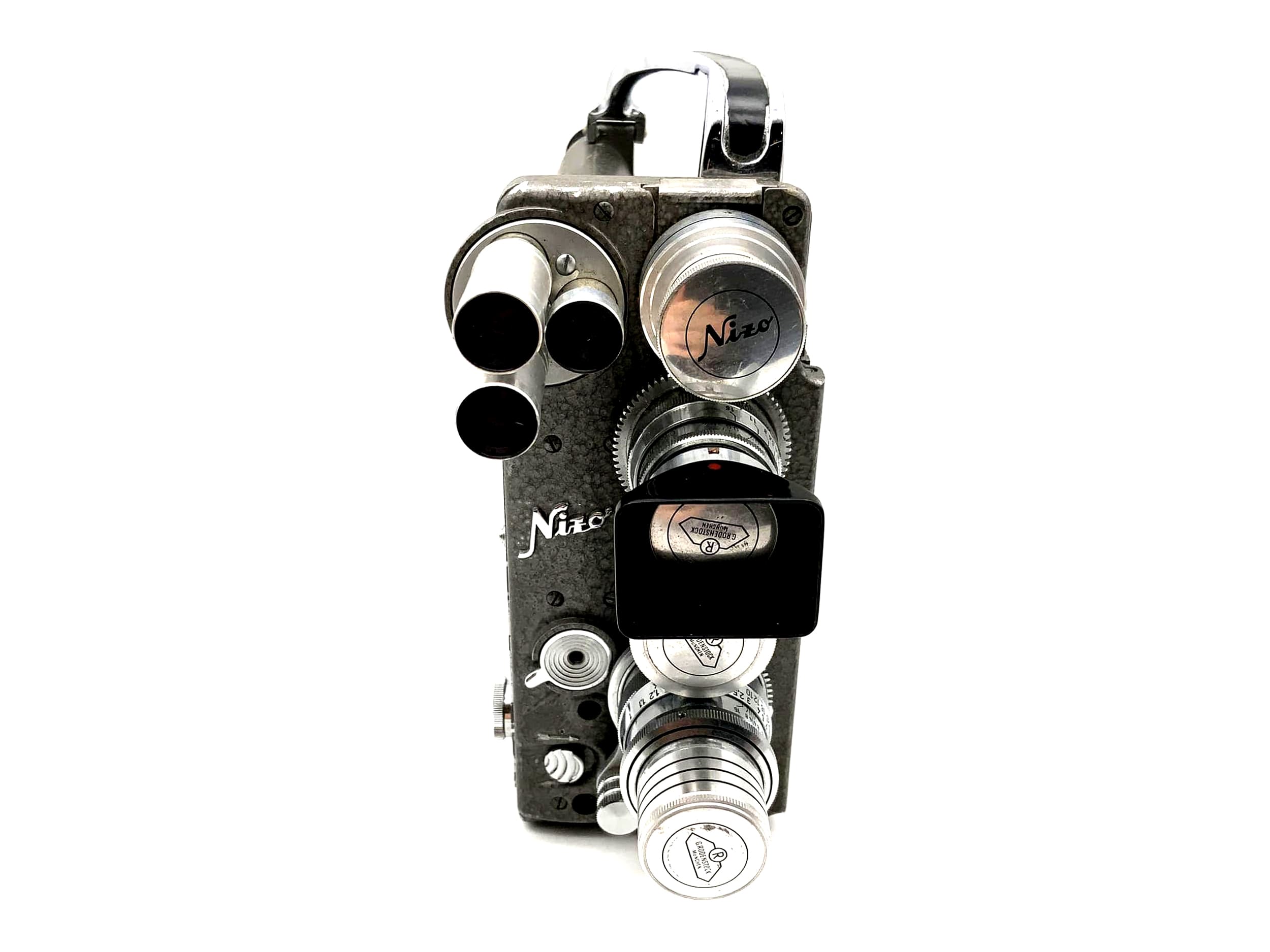 Appareil photo reflex Braun Nizo Heliomatic 8 avec objectifs Super 8