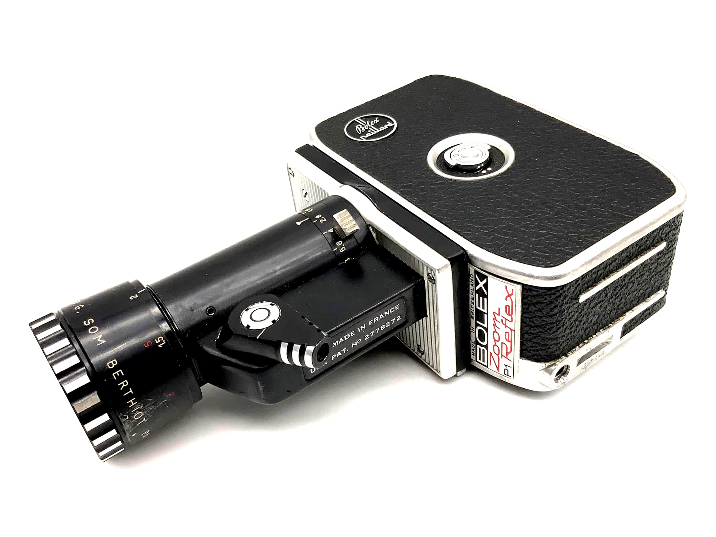 Bolex P1 Zoom Reflex Filmkamera mit Pan Cinor 1:1.9 f=8-40mm Super 8 Kamera