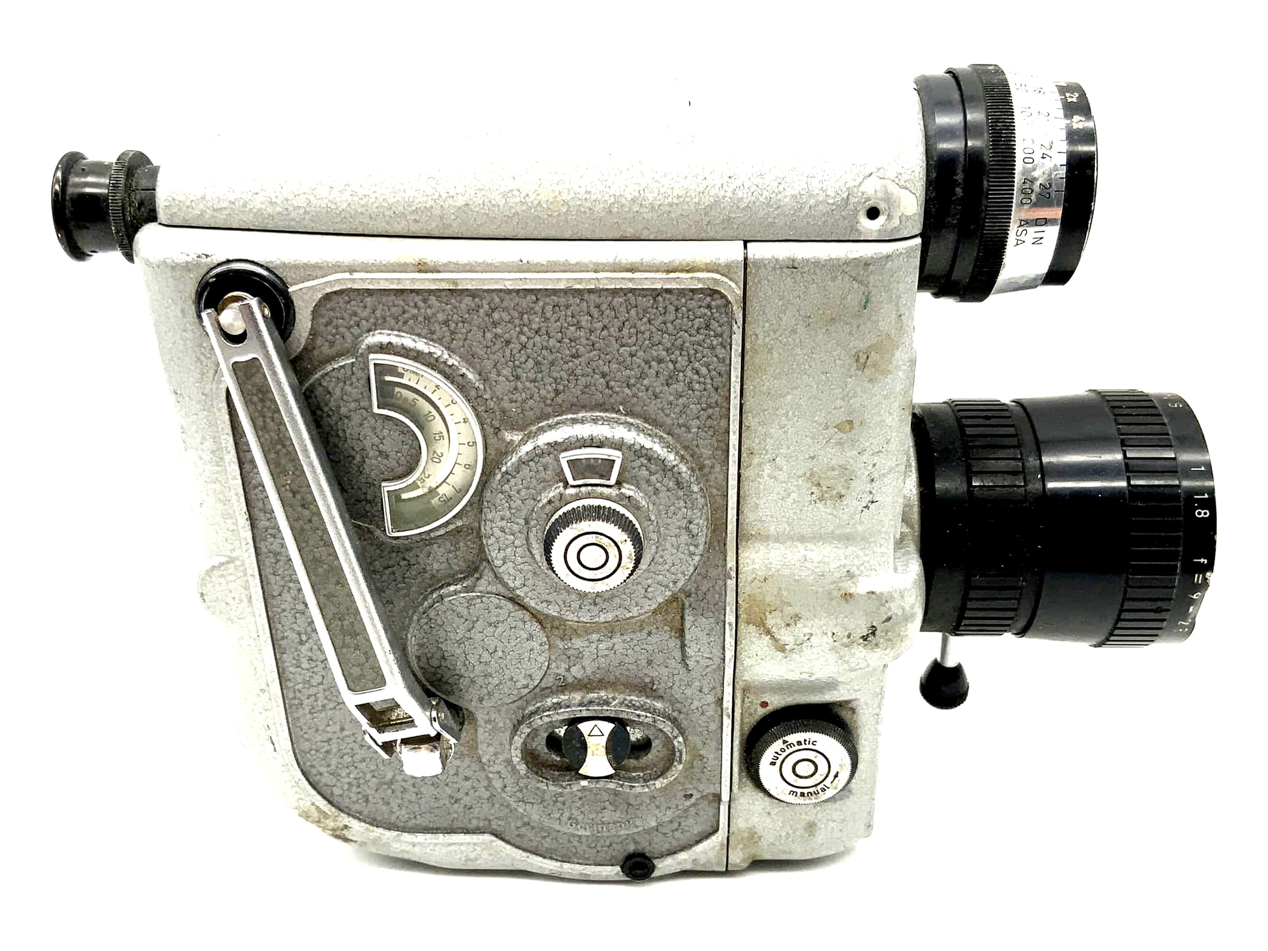 Braun Nizo-8 Allmat Mod.2 film camera Nizo Zoom Lens 1:1.8 f=9-28 Super 8 camera