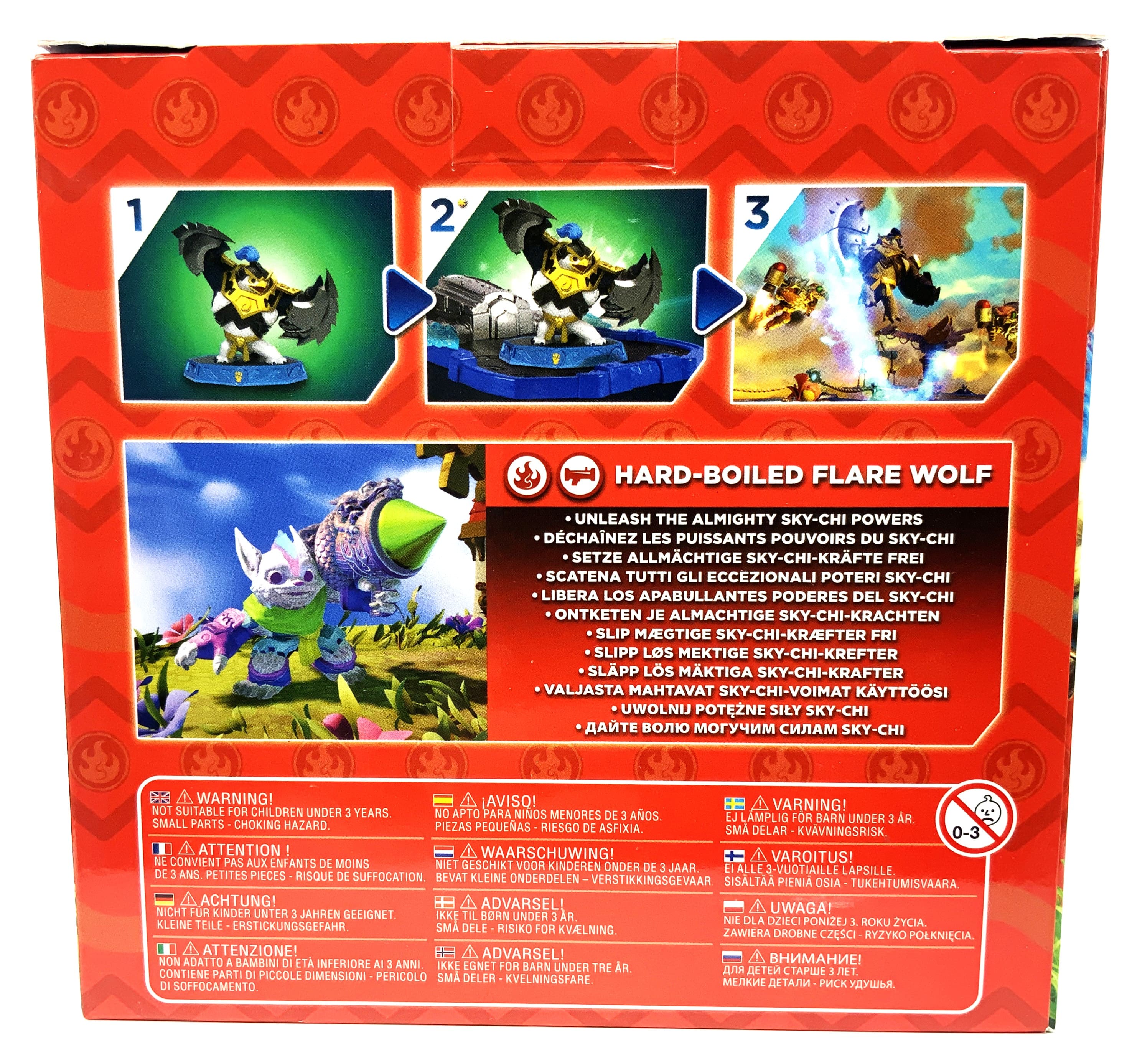 Figurine Skylanders Imaginators Hard Boiled Flare Wolf dans son emballage d'origine OVP