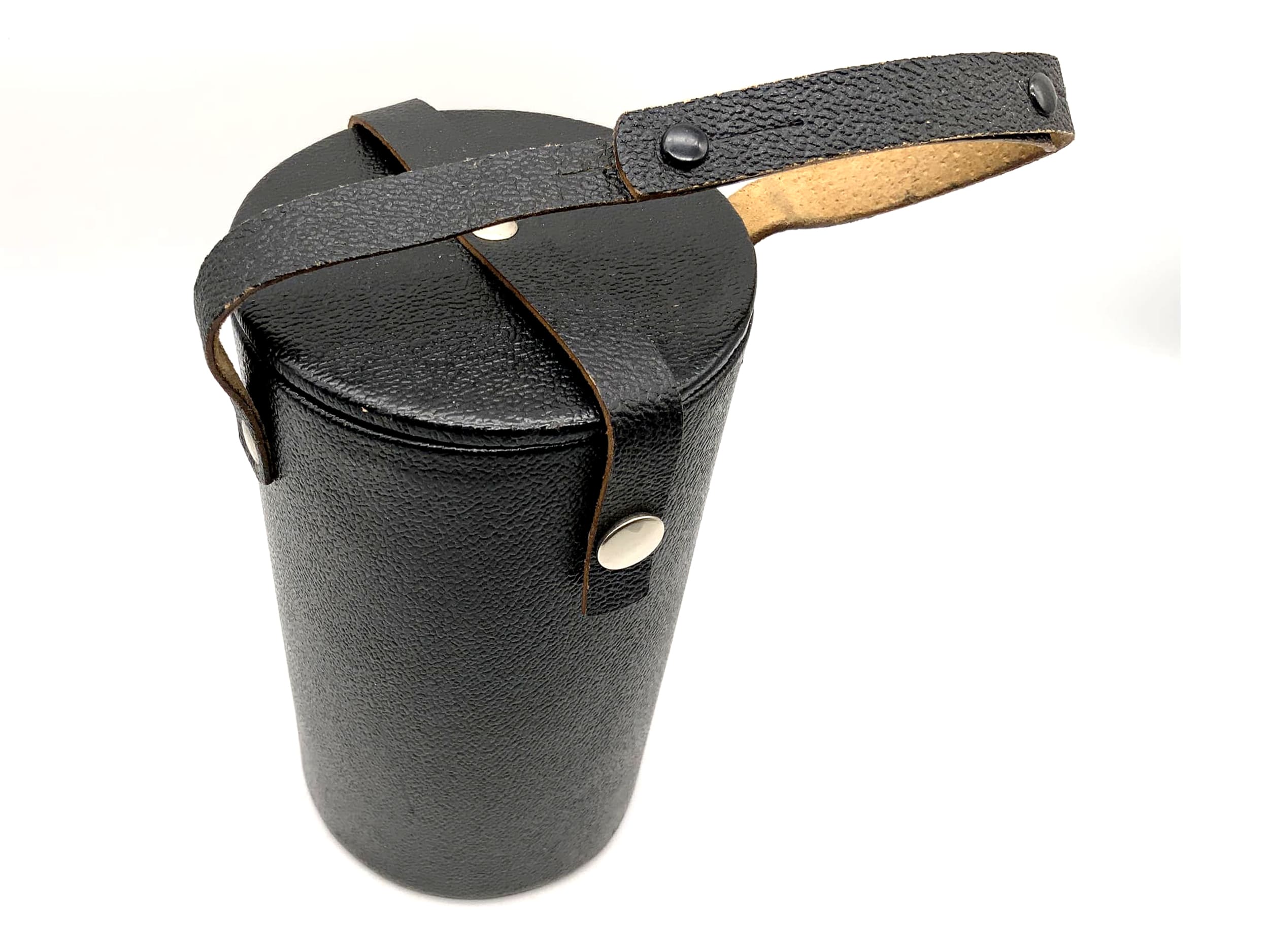 Étui rigide universel pour objectif, noir, environ 17,5 x 10 cm