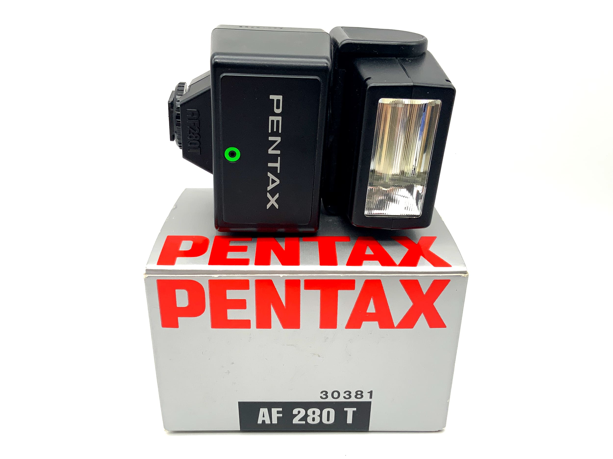 Pentax AF 280 T flash unit with original packaging camera flash attachable flash light