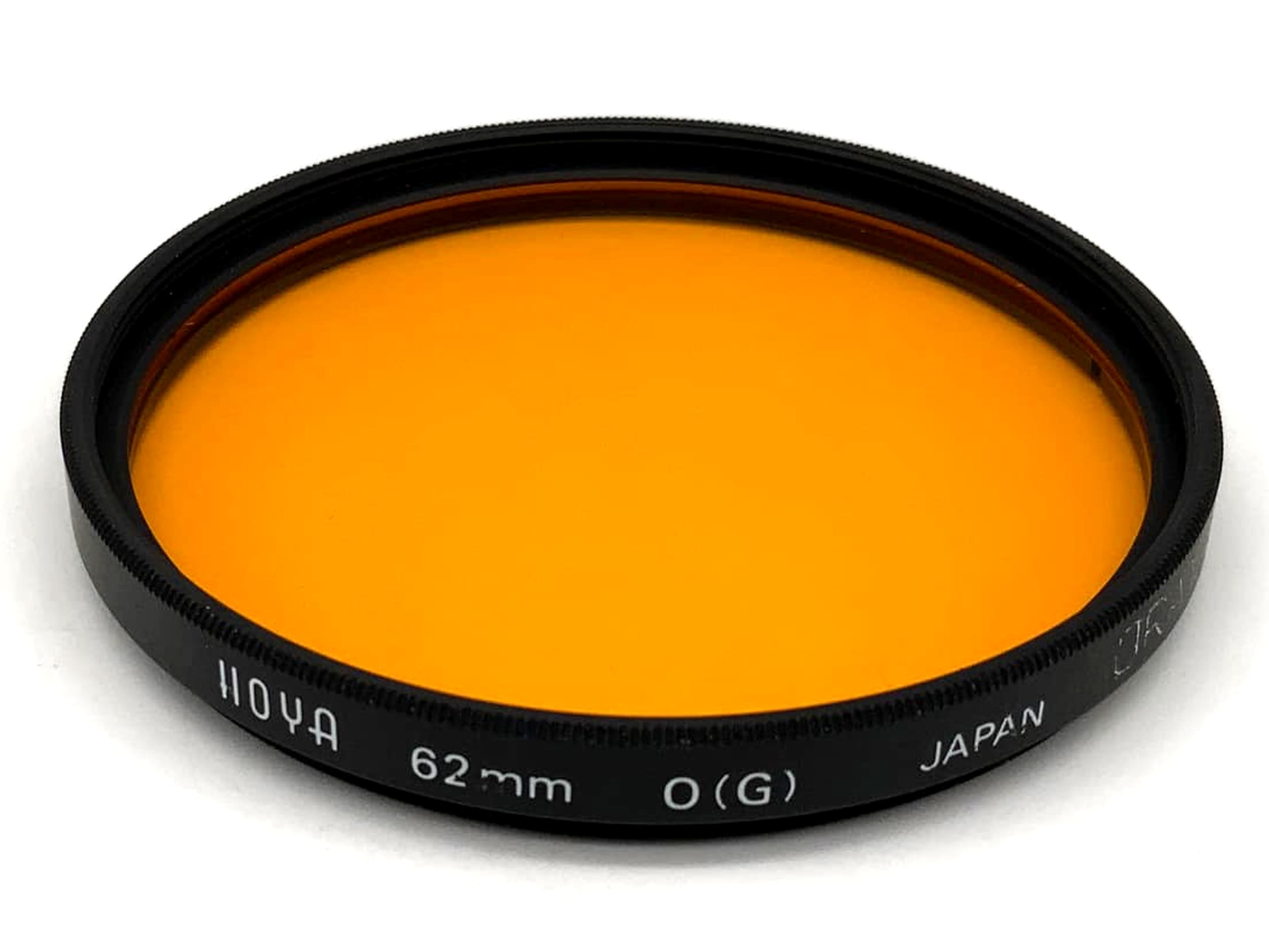 Hoya color filter O(G) orange effect filter 62mm filter thread M62