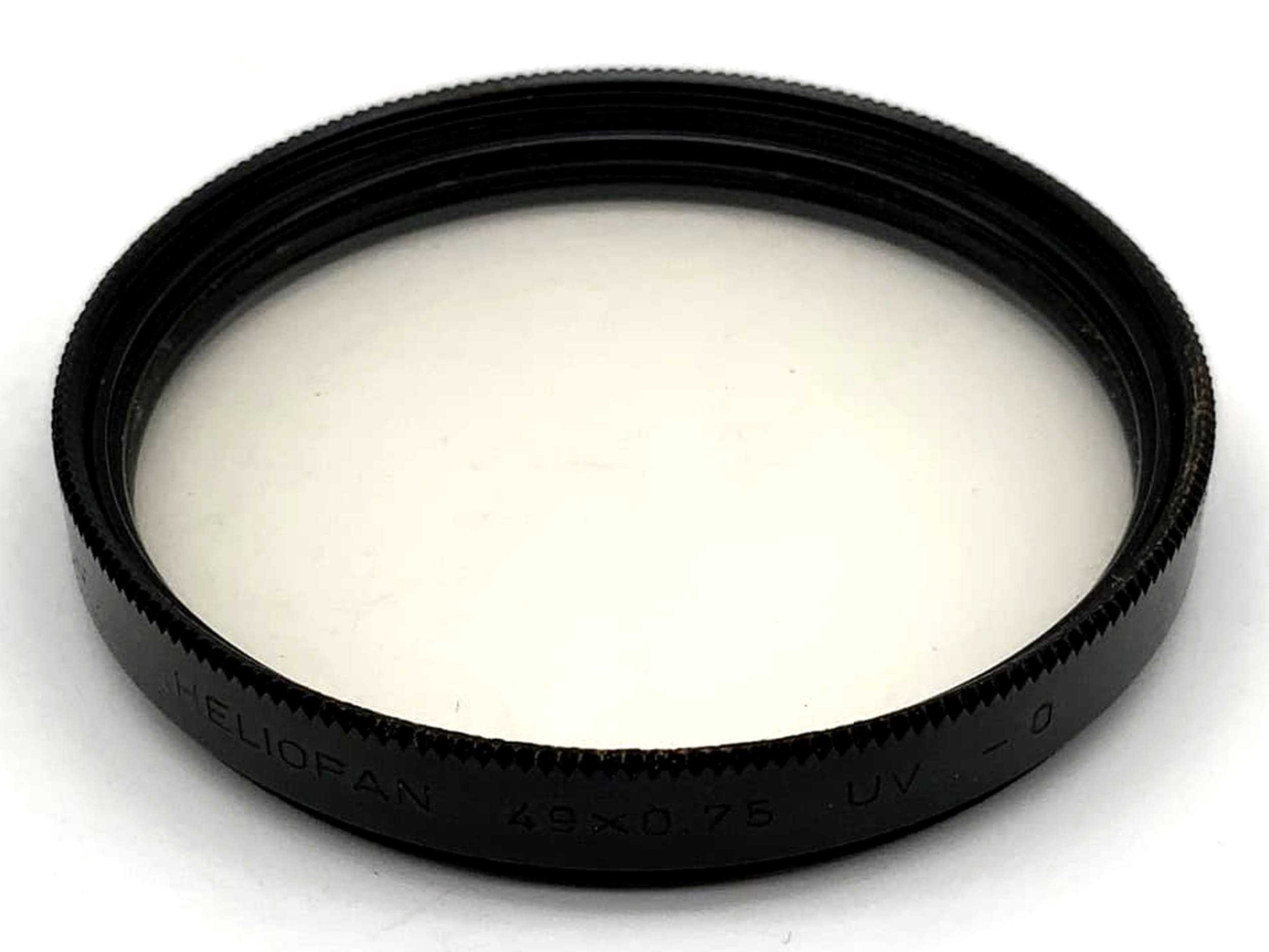 heliopan UV 49x0,75 UV-0 Filter 49mm Kreisförmig Filtergewinde M49