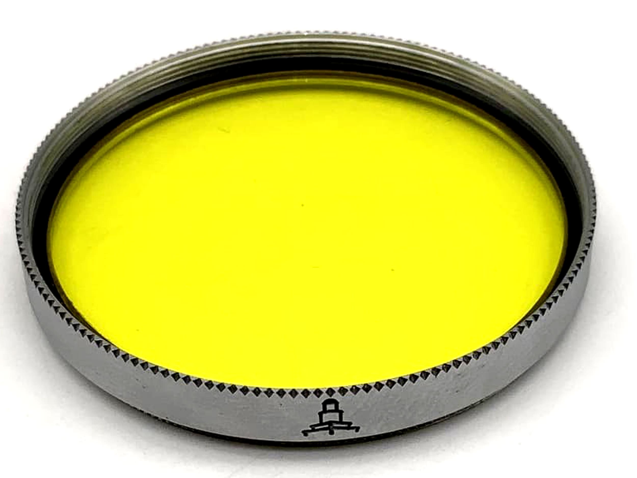 Pentacon color filter G2 yellow filter 40.5mm circular filter thread M40