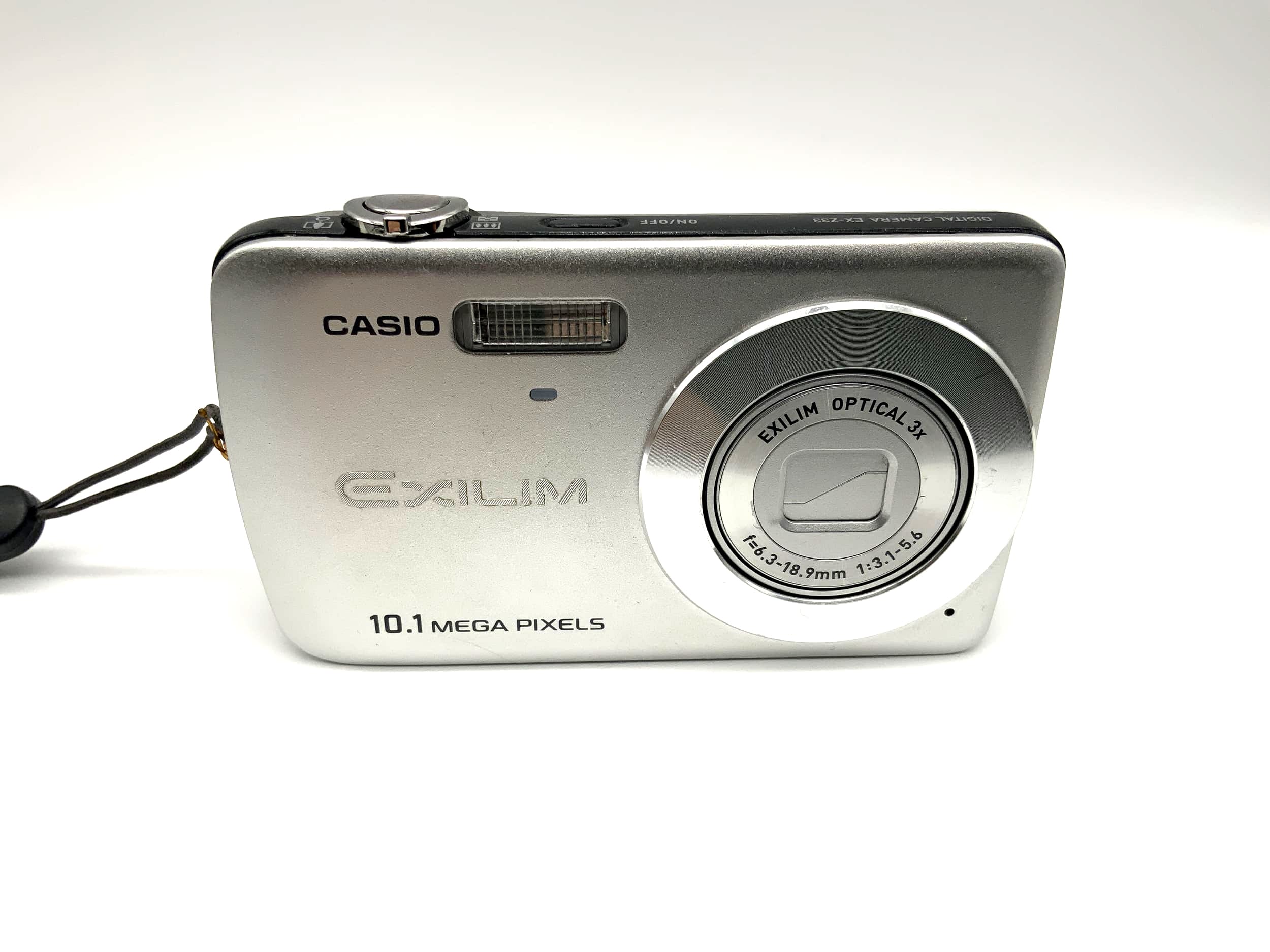Casio EX-Z33 with Optical 3x f=6.3-18.9mm 1:3.1-5.6 10.1 Mega Pixels Exilim