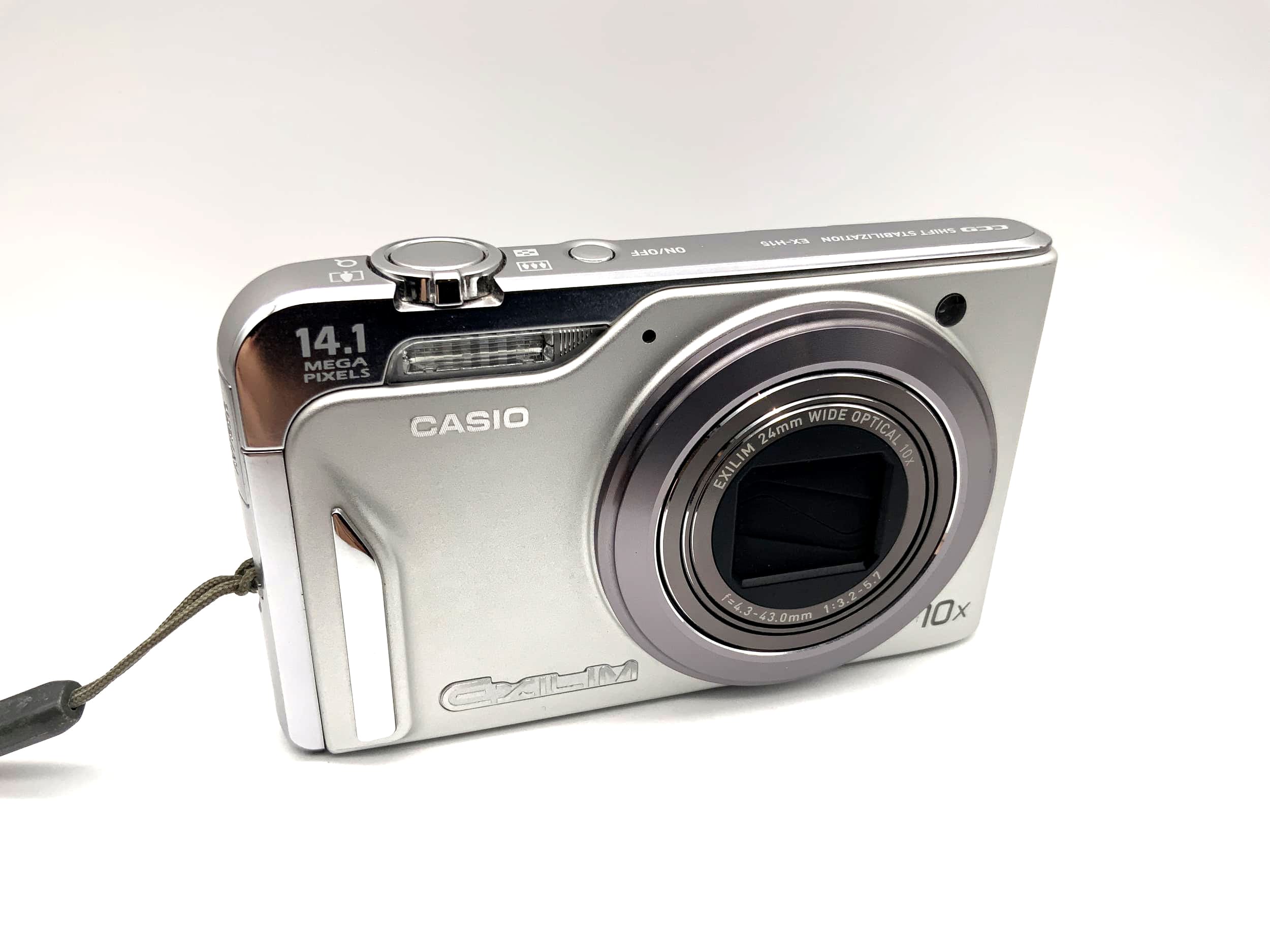 Casio EX-H15 mit 24mm Wide Optical 10x f=4.3-43.0mm 1:3.2-5.7 14.1 MP Exilim