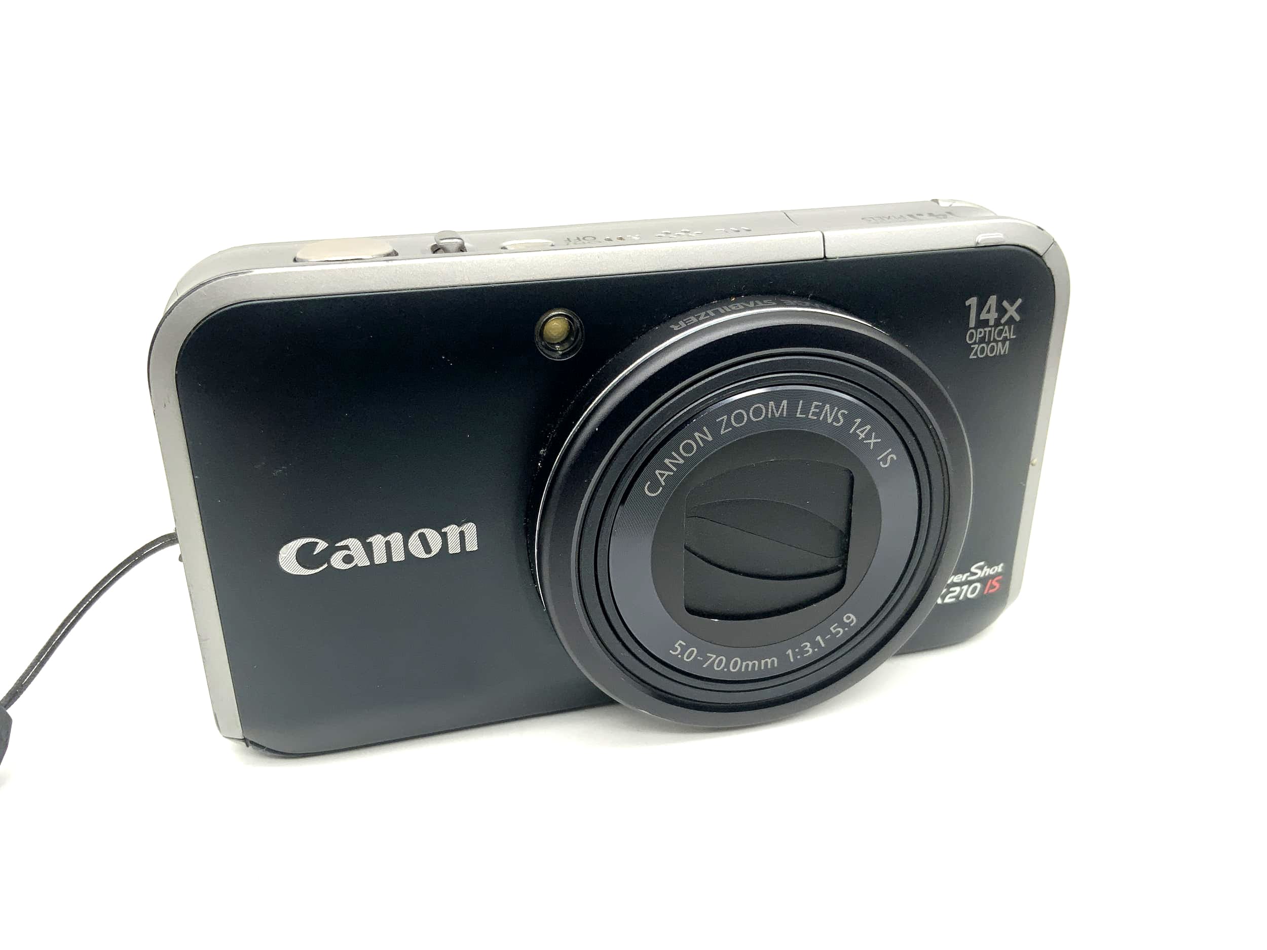 Canon PowerShot SX210 IS with Zoom Lens 14x IS 5.0-70.0mm 1:3.1-5.9 14.1 MP