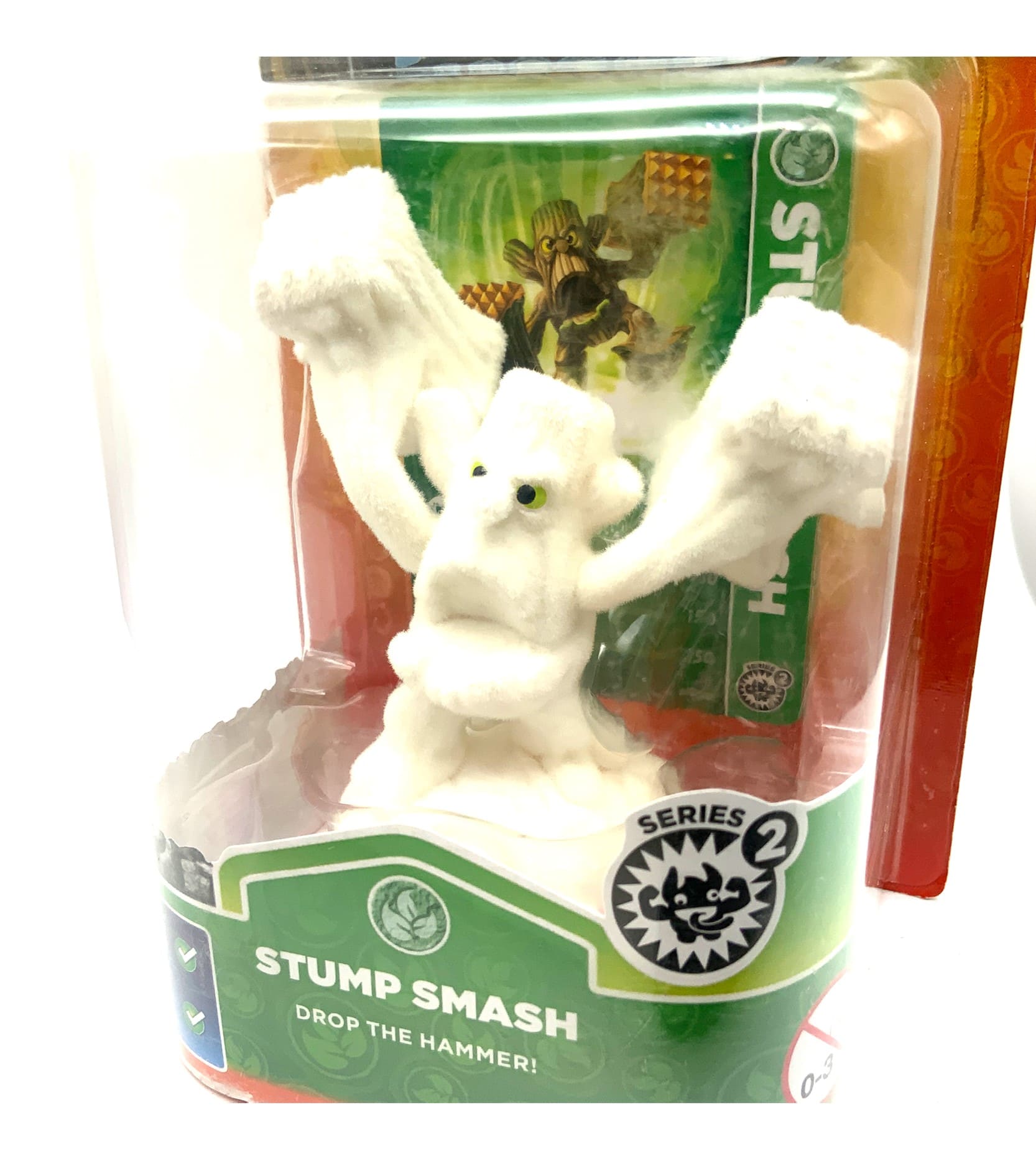 Skylanders Giants White Flocked Stump Smash Chase Snow Variante in OVP