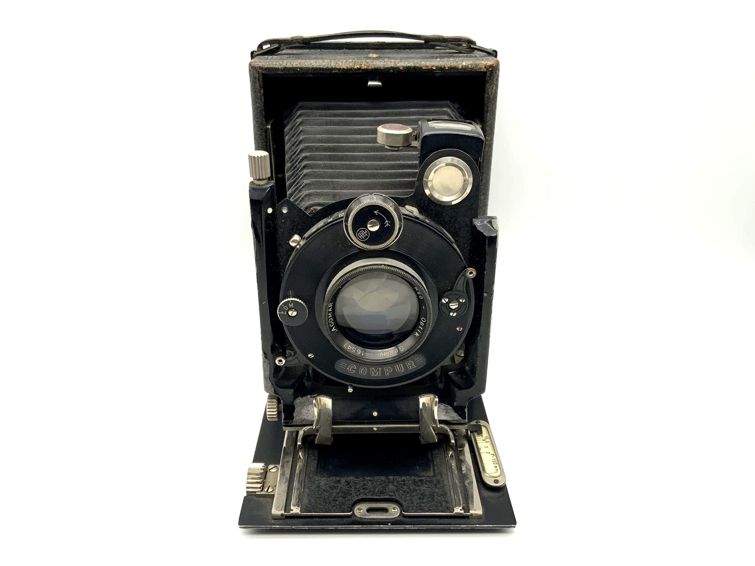 Rüo Optik plate camera with Acomar 1:4.5 F=15cm Compur analog camera