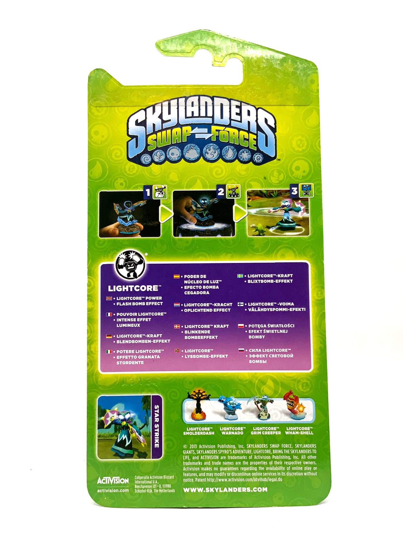 Skylanders Swap Force Star Strike Lightcore in OVP