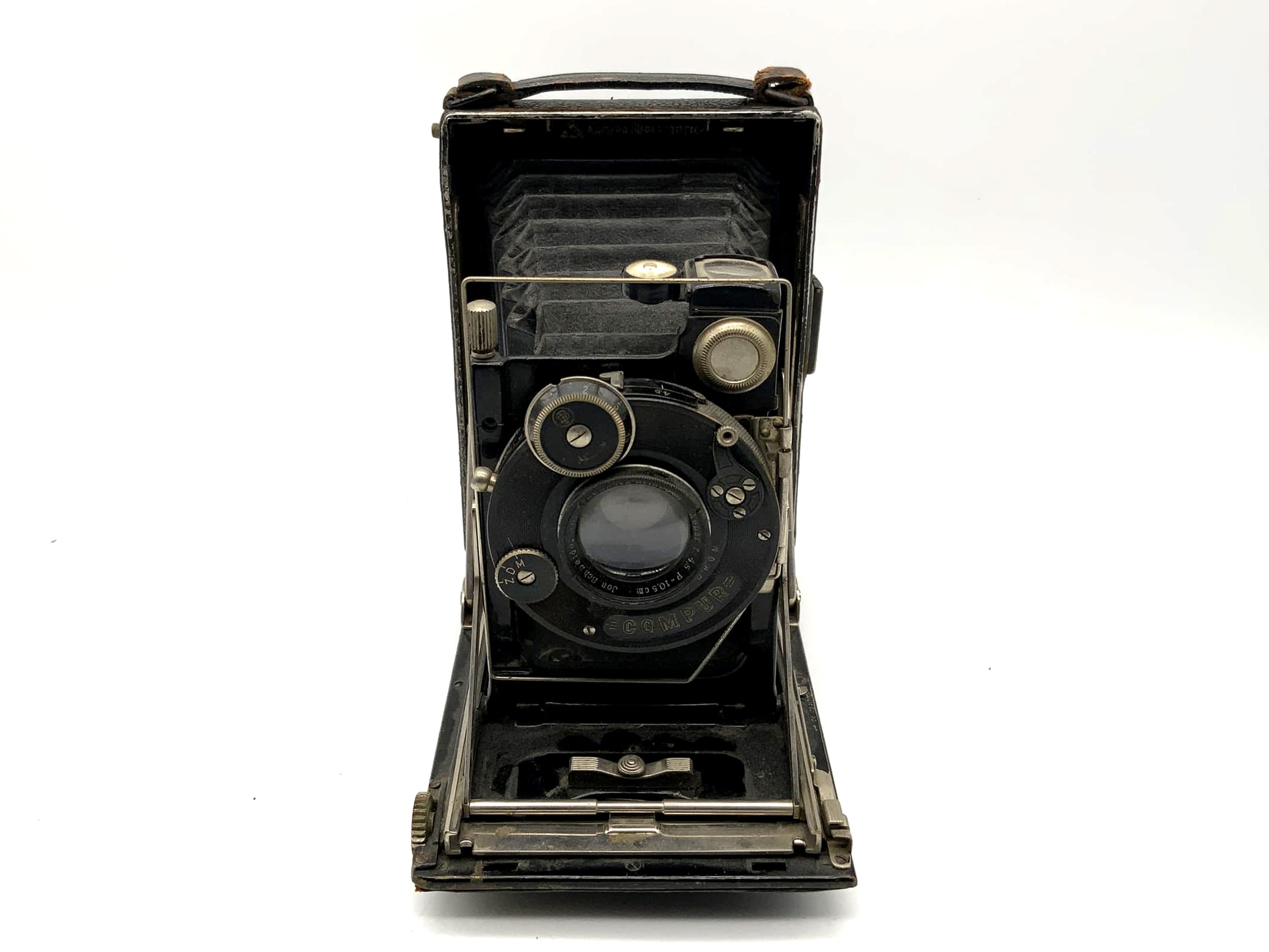 Caméra à plaque brevetée KW avec Schneider Kreuznach Xenar f = 4,5 F = 10,5 cm Compur