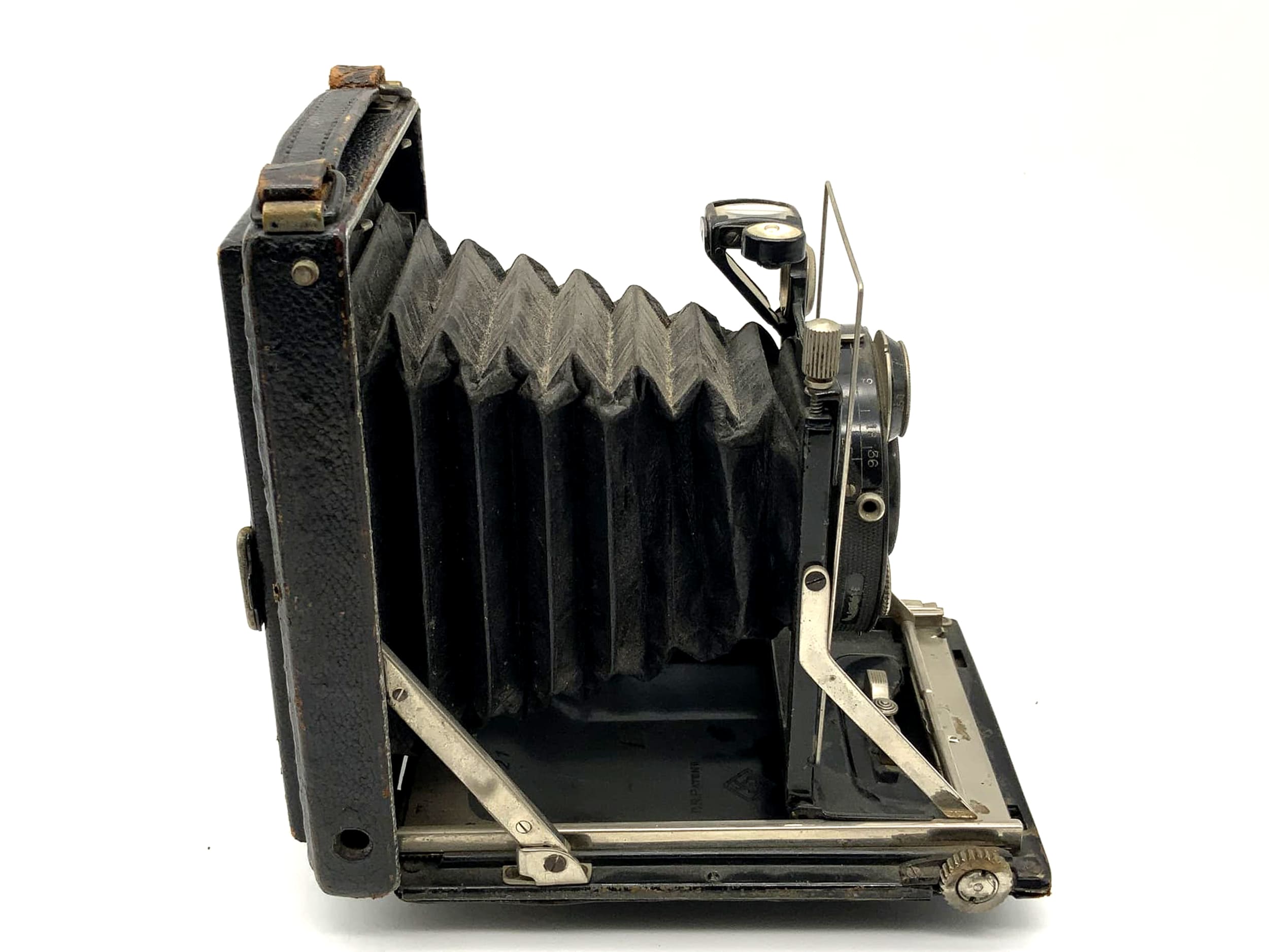 Caméra à plaque brevetée KW avec Schneider Kreuznach Xenar f = 4,5 F = 10,5 cm Compur