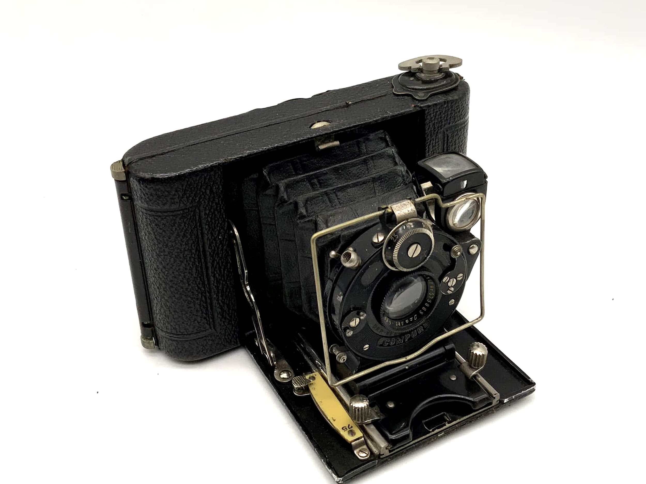 Appareil photo pliable Ica Icarette avec caméra analogique Dominar 1:4,5 F = 7,5 cm Compur 6x6