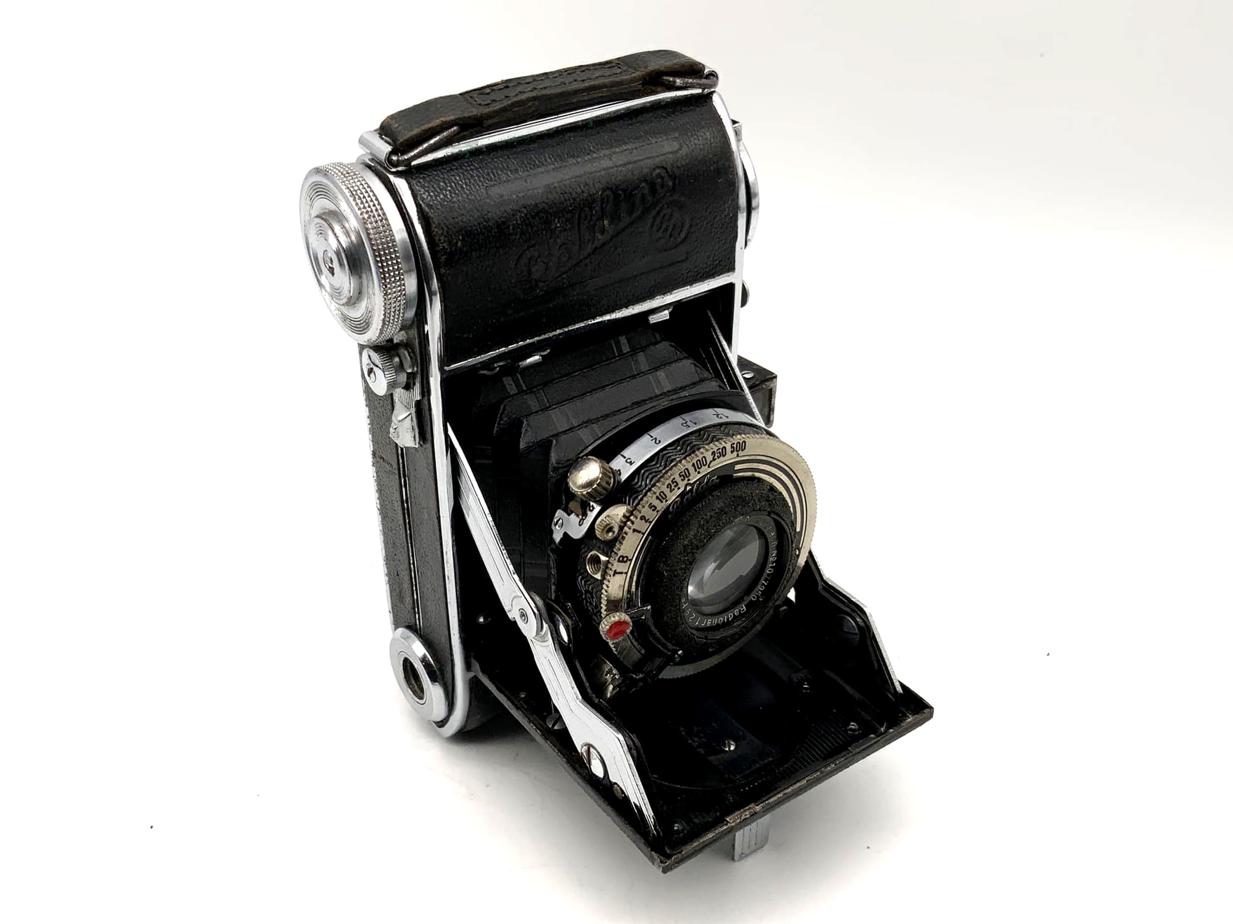 Appareil photo pliant Balda Baldina avec Schneider Kreuznach f:2.9 F=5cm Compur Rapid