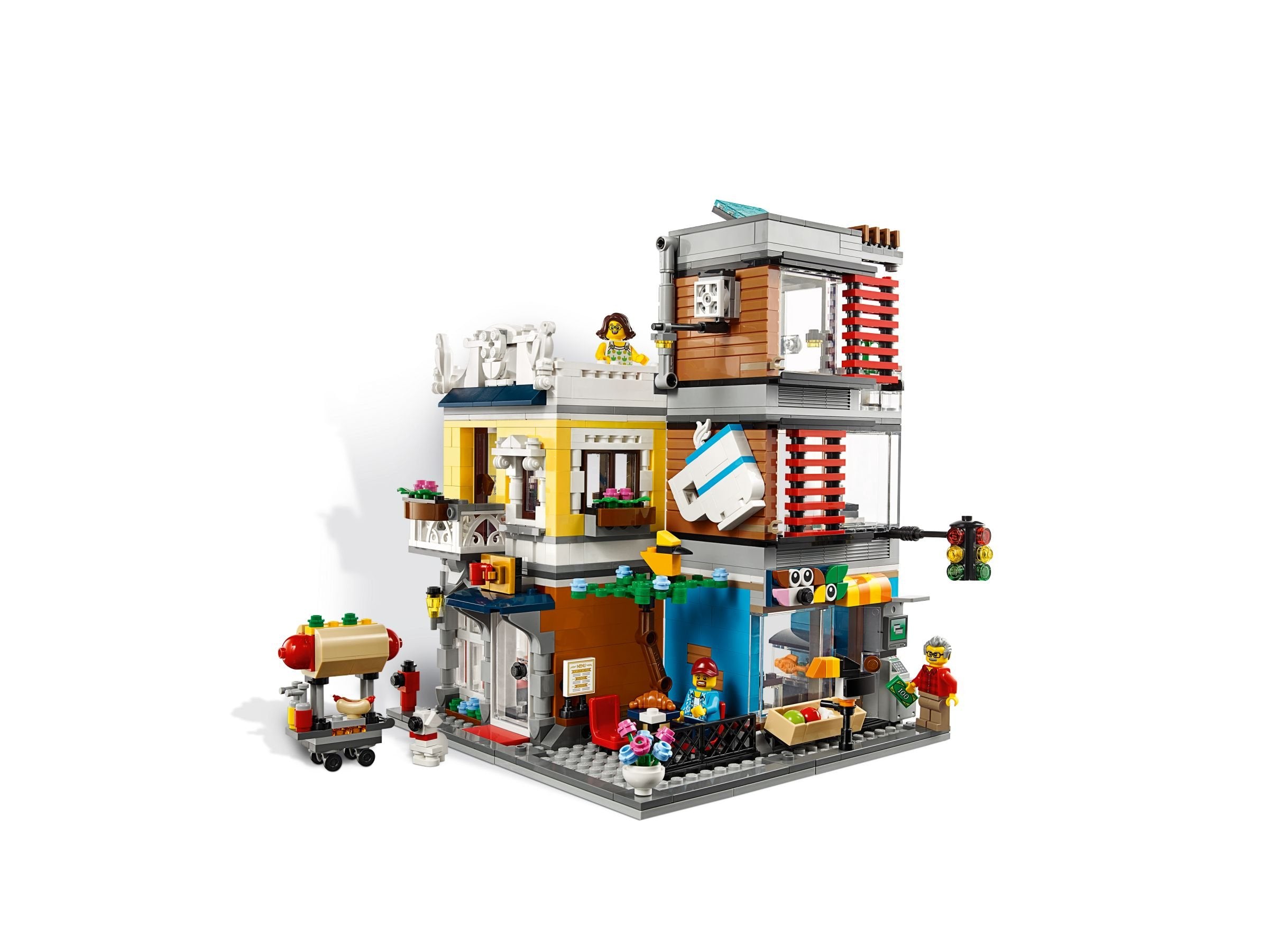 LEGO Creator 31097 Stadthaus mit Zoohandlung & Café