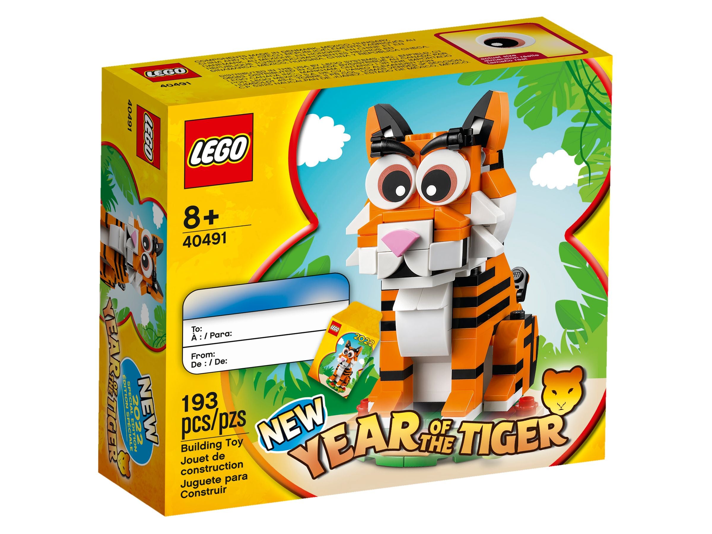 LEGO 40491 Jahr des Tigers