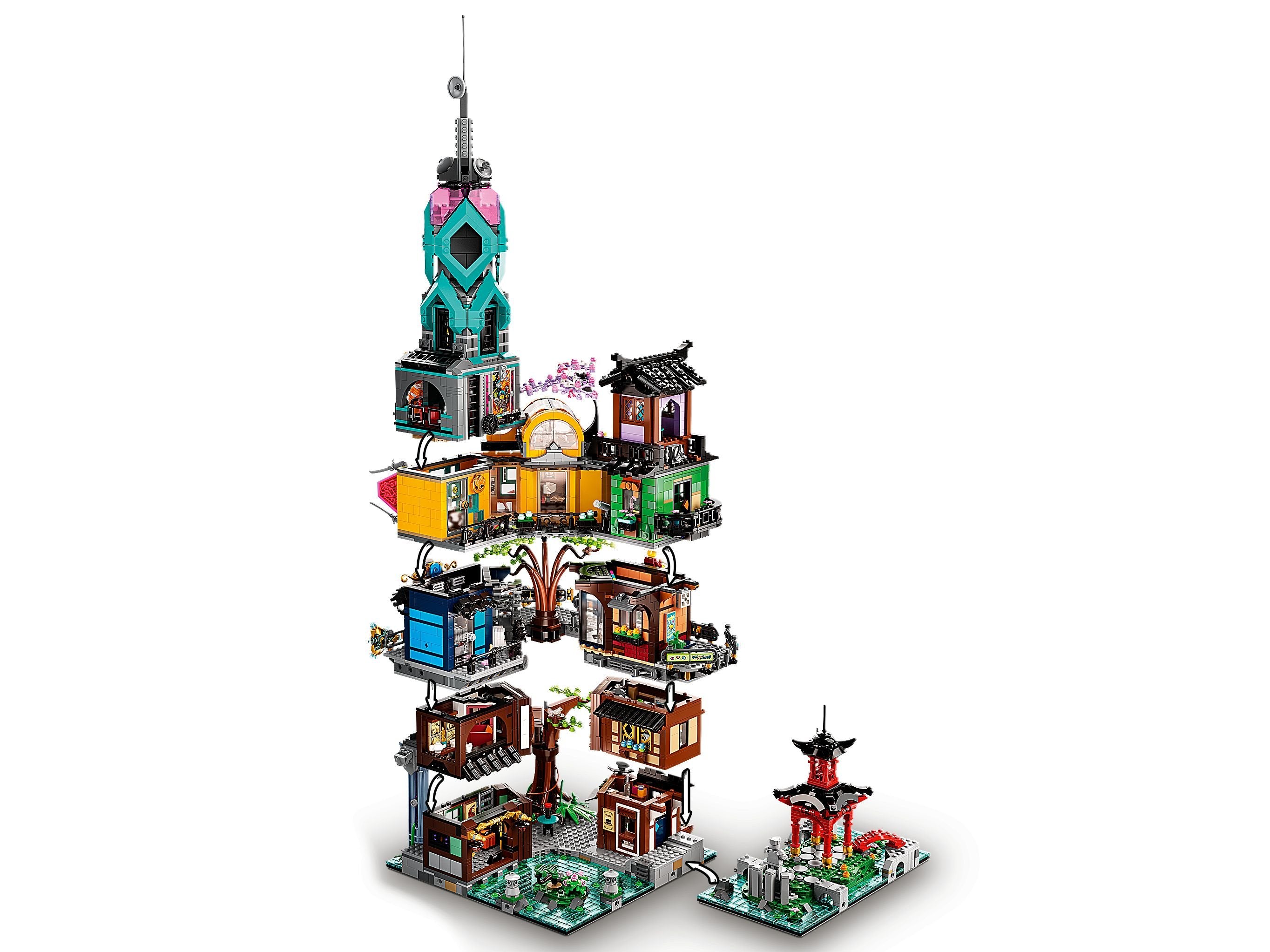 LEGO Ninjago 71741 Die Gärten von NINJAGO® City