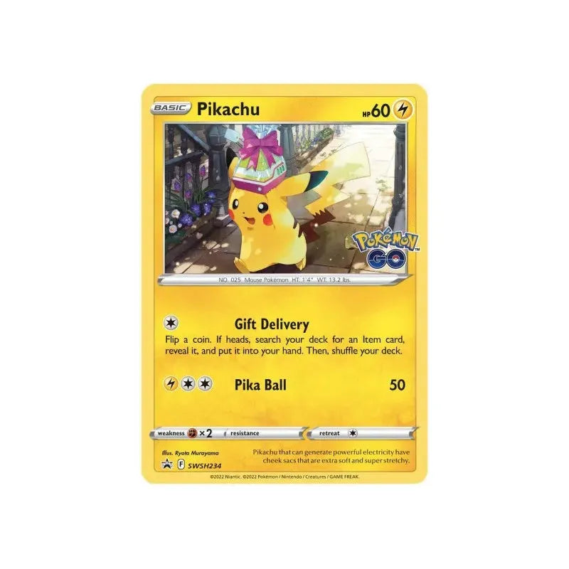 Pokémon GO Sword & Shield Pikachu Tin Box (English)