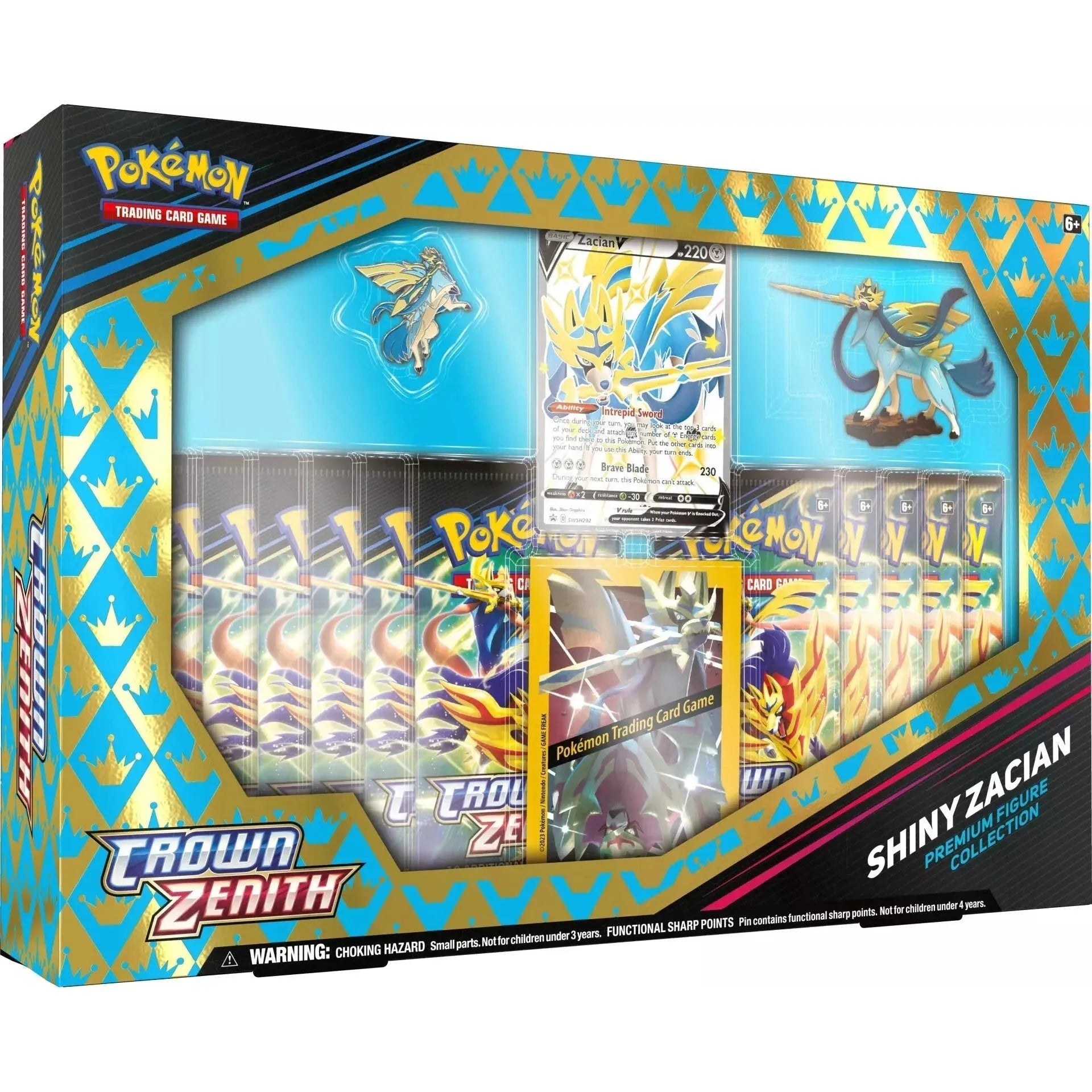 Pokémon Sword & Shield Zenith of Kings Shiny Zacian Premium Figures Collection (German)
