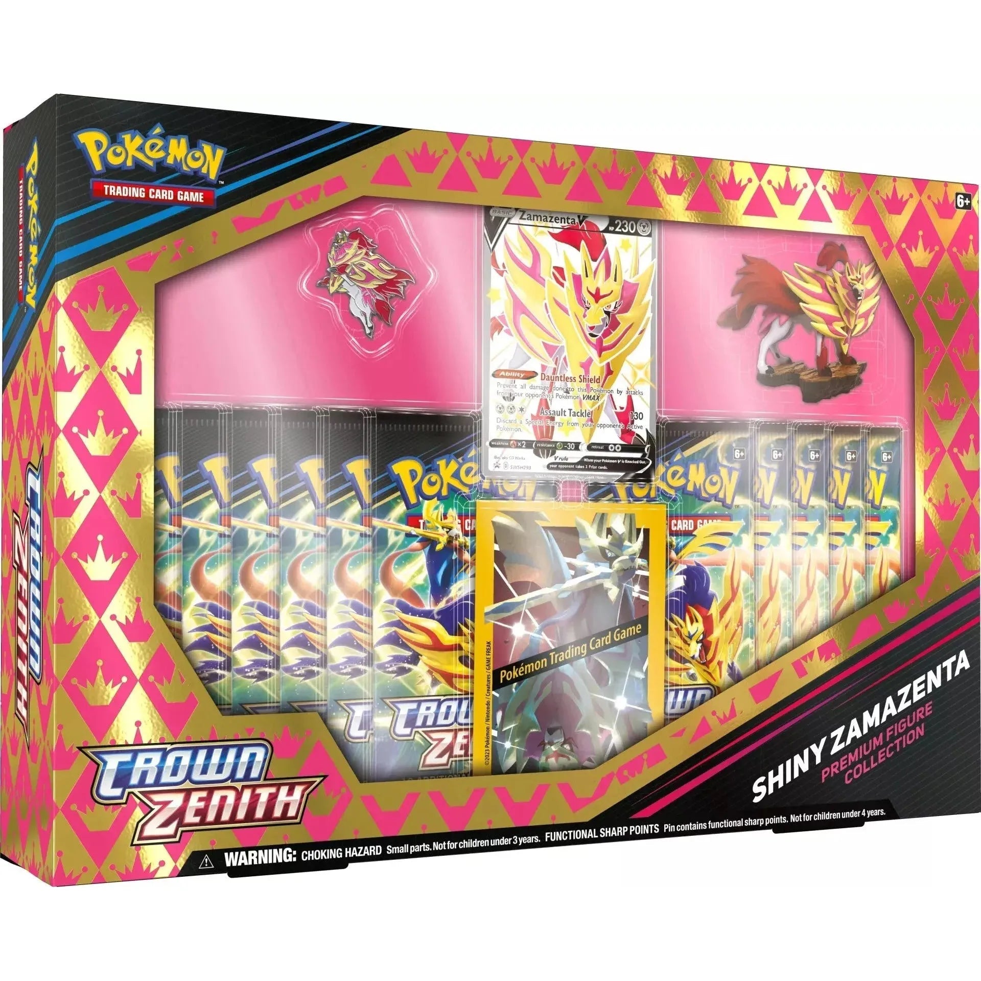 Pokémon Sword & Shield Zenith of Kings Shiny Zamazenta Premium Figures Collection (German)
