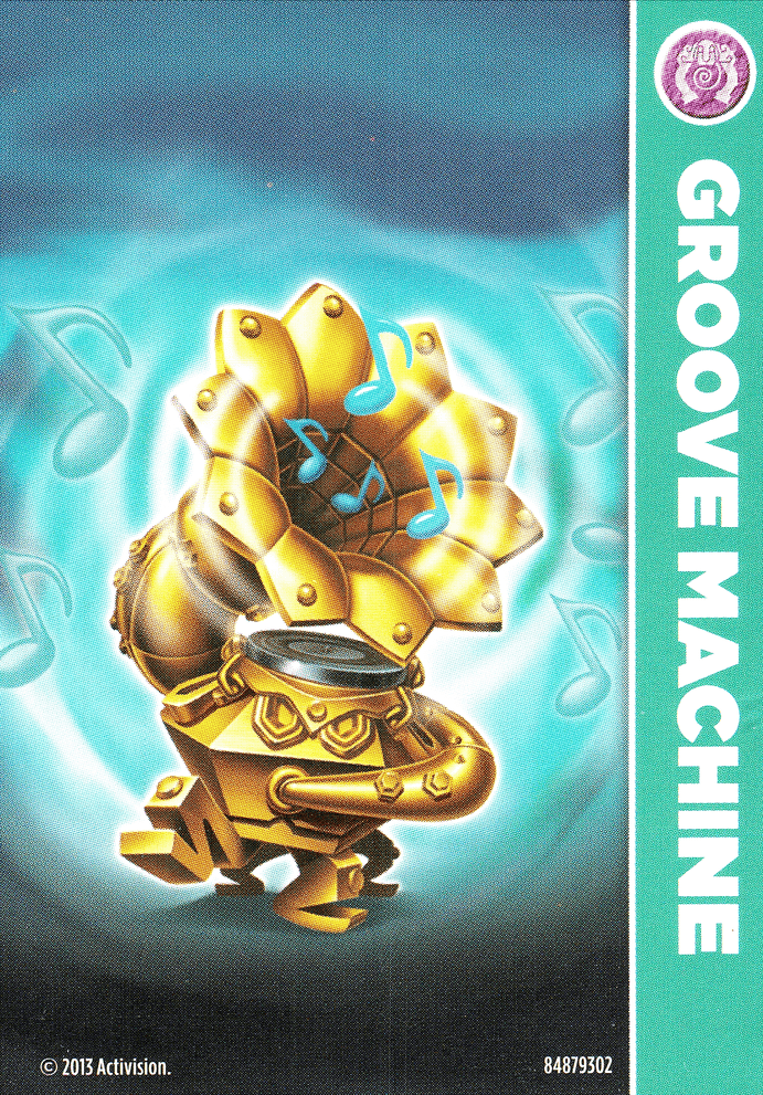 Skylanders Swap Force Groove Machine Karte