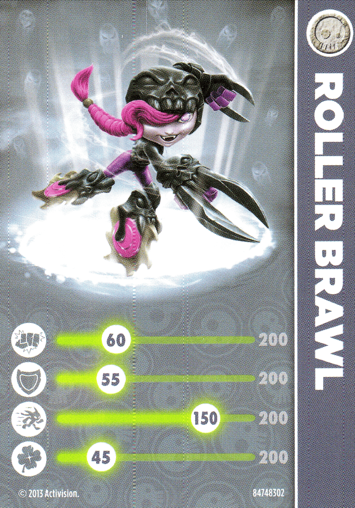Skylanders Swap Force Roller Brawl Karte