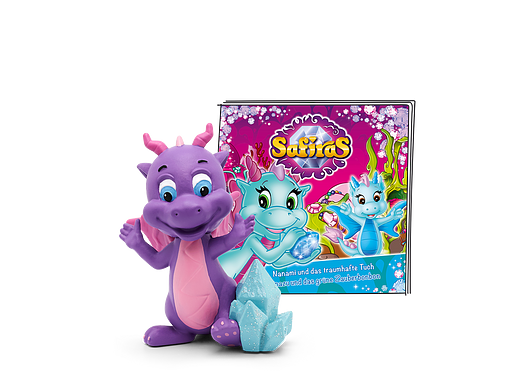 Tonie figures Safiras Nanami and the dreamy scarf/Ninazu and the green magic candy audio figure for Toniebox