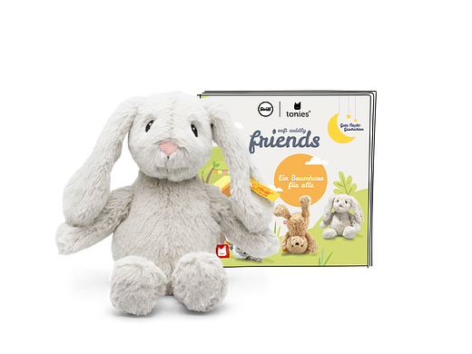 Tonie Figures Steiff Soft Cuddly Friends Hoppie Rabbit Audio Figure for Toniebox