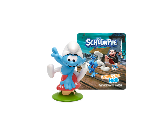 Tonie Figures The Smurfs A Clumsy Hero & 3 More Smurfy Adventures Audio Figure for Toniebox