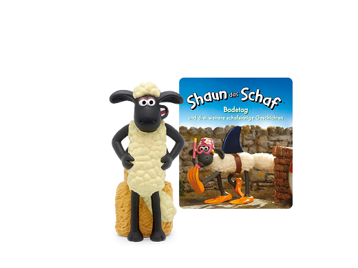 Tonie figures Shaun the Sheep Bath Day and three other sheep-like stories Audio figure for Toniebox
