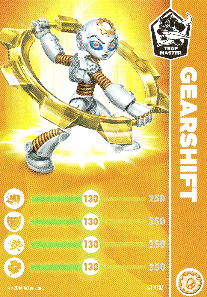 Skylanders Trap Team Gearshift Karte