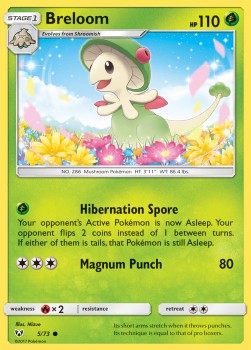 Breloom⁣ - Shining Legends⁣ (Common)⁣ [5]