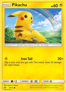 Pikachu⁣ - Shining Legends⁣ (Common)⁣ [28]