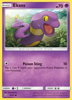 Ekans⁣ - Shining Legends⁣ (Common)⁣ [36]
