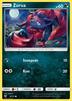 Zorua⁣ - Shining Legends⁣ (Common)⁣ [52]