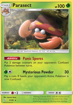 Parasect⁣ - Team Up⁣ (Rare)⁣ [7]