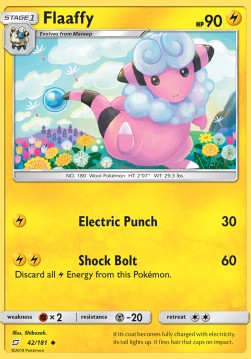 Flaaffy⁣ - Team Up⁣ (Uncommon)⁣ [42]