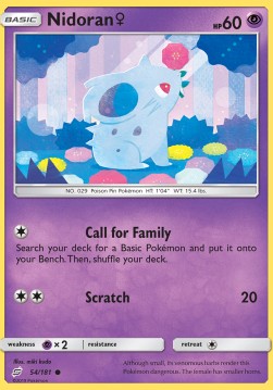Nidoran &female;⁣ - Team Up⁣ (Common)⁣ [54]