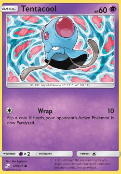 Tentacool⁣ - Team Up⁣ (Common)⁣ [60]