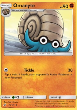 Omanyte⁣ - Team Up⁣ (Uncommon)⁣ [75]