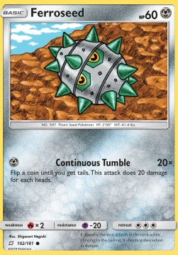 Ferroseed⁣ - Team Up⁣ (Common)⁣ [102]