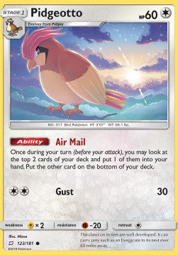 Pidgeotto⁣ - Team Up⁣ (Common)⁣ [123]