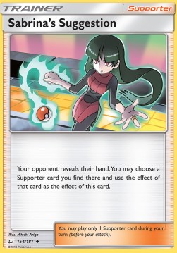 Sabrina's Suggestion⁣ - Team Up⁣ (Uncommon)⁣ [154]