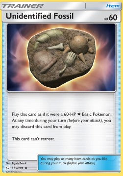 Unidentified Fossil⁣ - Team Up⁣ (Uncommon)⁣ [155]