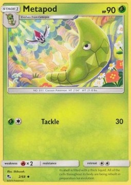 Metapod⁣ - Hidden Fates⁣ (Uncommon)⁣ [2]