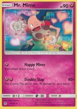 Mr. Mime⁣ - Hidden Fates⁣ (Rare)⁣ [43]