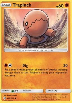 Trapinch⁣ - Cosmic Eclipse⁣ (Common)⁣ [108]