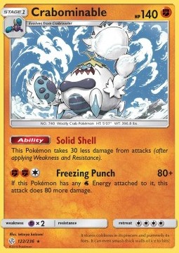 Crabominable⁣ - Cosmic Eclipse⁣ (Rare)⁣ [122]