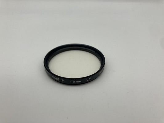 Kaiser 49mm UV | Filtre pour objectif d'appareil photo | Filtre d'objectif | 49mm